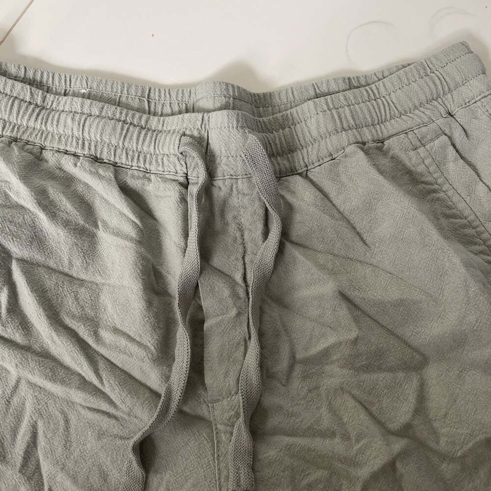 Comfortable Gray Drawstring Elastic Waist Casual … - image 4